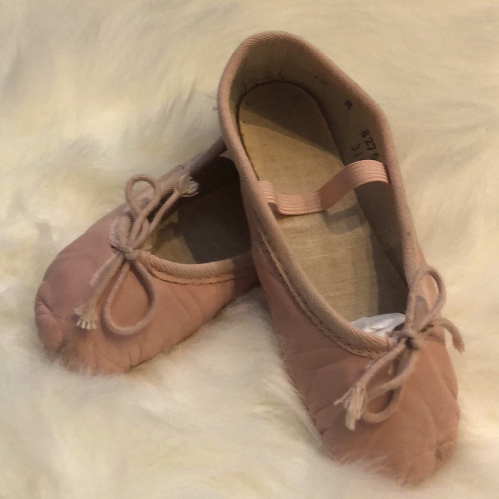 Bloch Girl’s Dance Bunnyhop Full Sole Leather Ballet Slipper/Shoe Size 10M